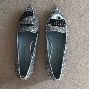 Chiara Ferragni flirty flats, size 38